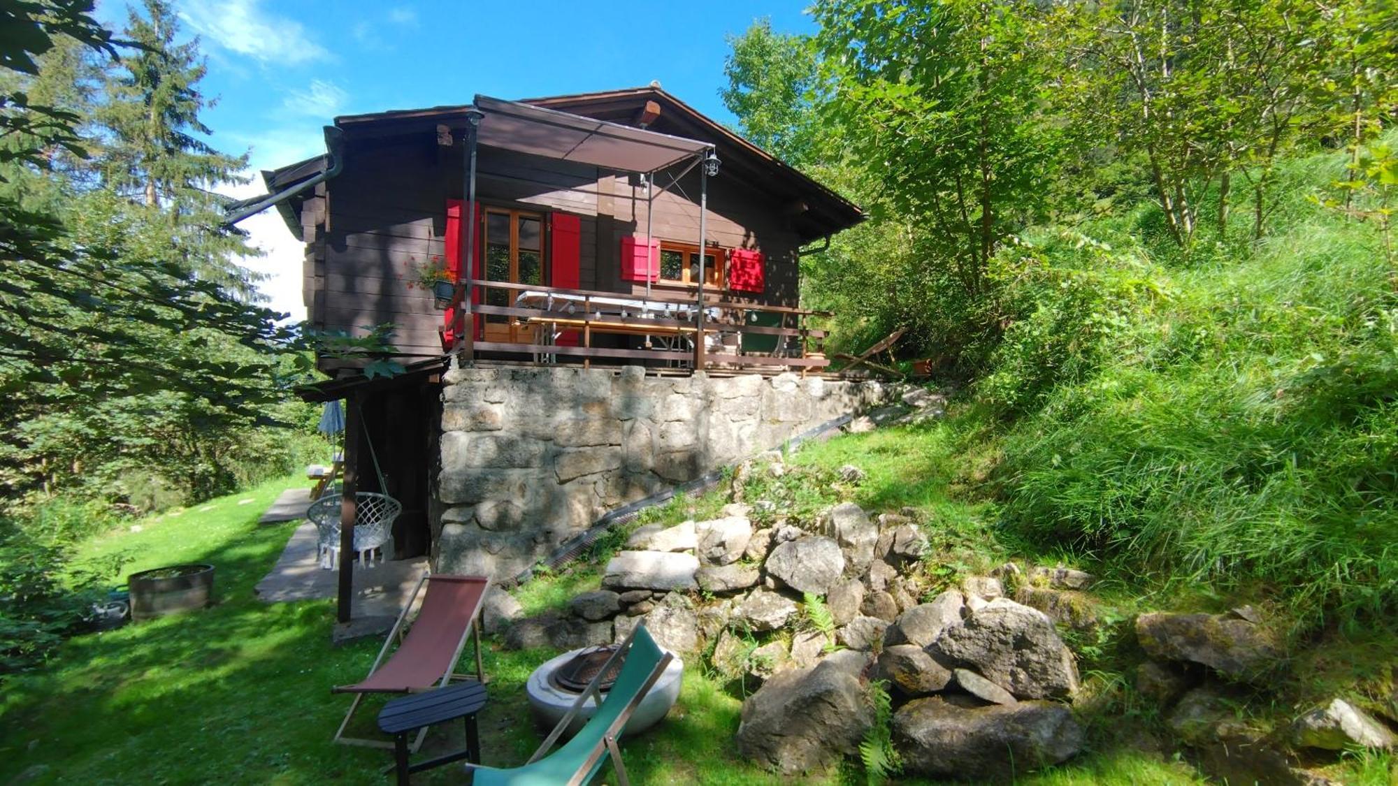 Petit Chalet Rustique Et Bucolique Bovernier Εξωτερικό φωτογραφία